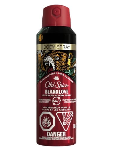 Old Spice Bearglove by Old Spice bottle