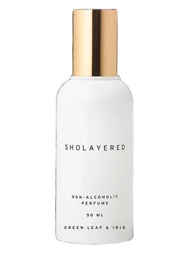Green Leaf & Iris by Sholayered bottle
