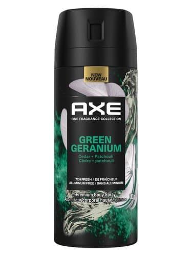 Green Geranium by AXE bottle